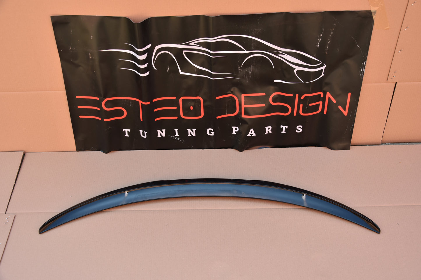 Spoiler posteriore Alfa Romeo Giulia visto da sotto