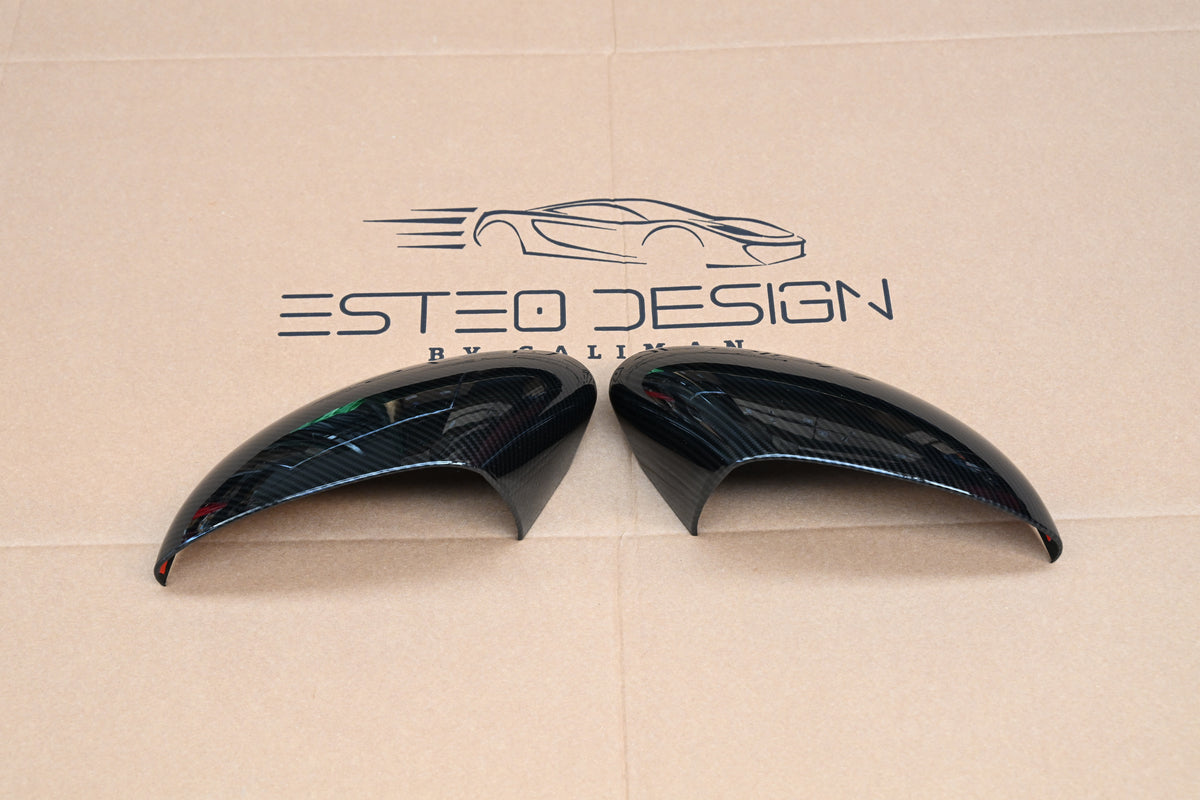 CALOTTE SPECCHIETTI COVER ABS EFFETTO CARBONIO PER ALFA ROMEO STELVIO