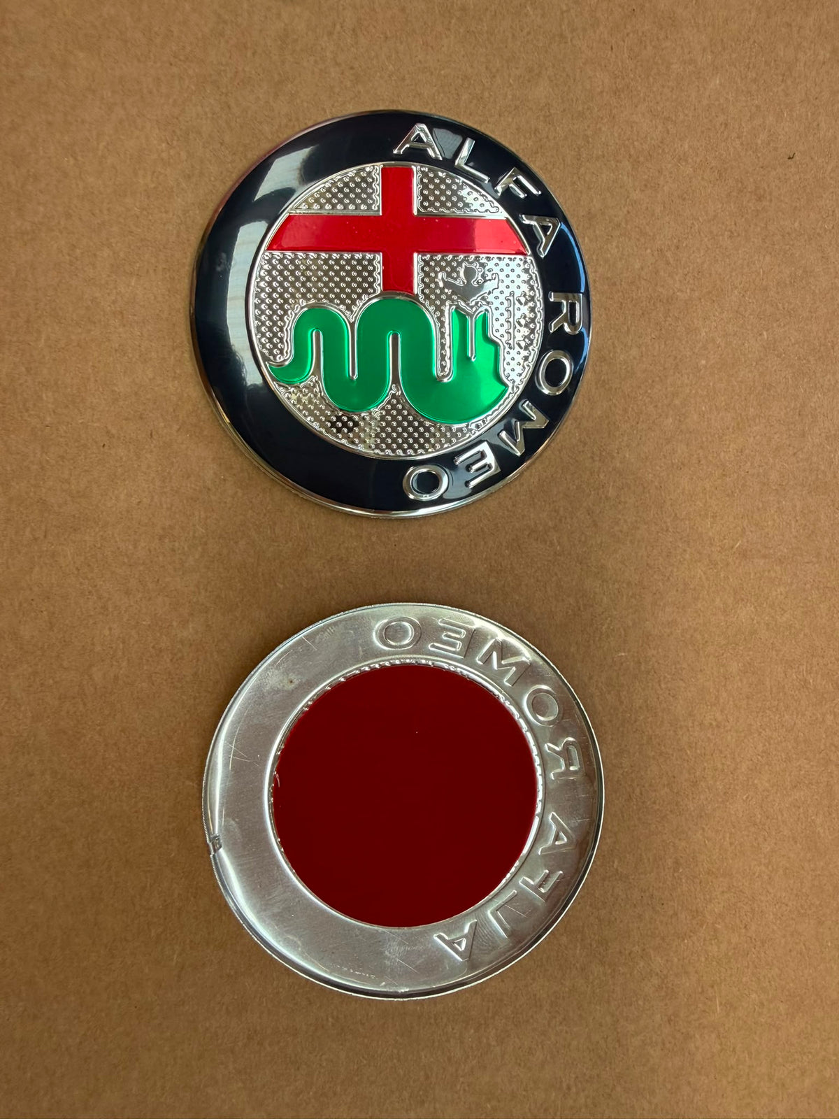 LOGHI/STEMMI ALFA ROMEO CLASSIC 11 PEZZI LOGHI RUOTE DIAMETRO 50 MM PER MITO,147
