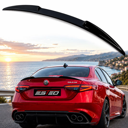 Spoiler Posteriore ABS Nero Lucido – Alfa Romeo Giulia – Stile Quadrifoglio