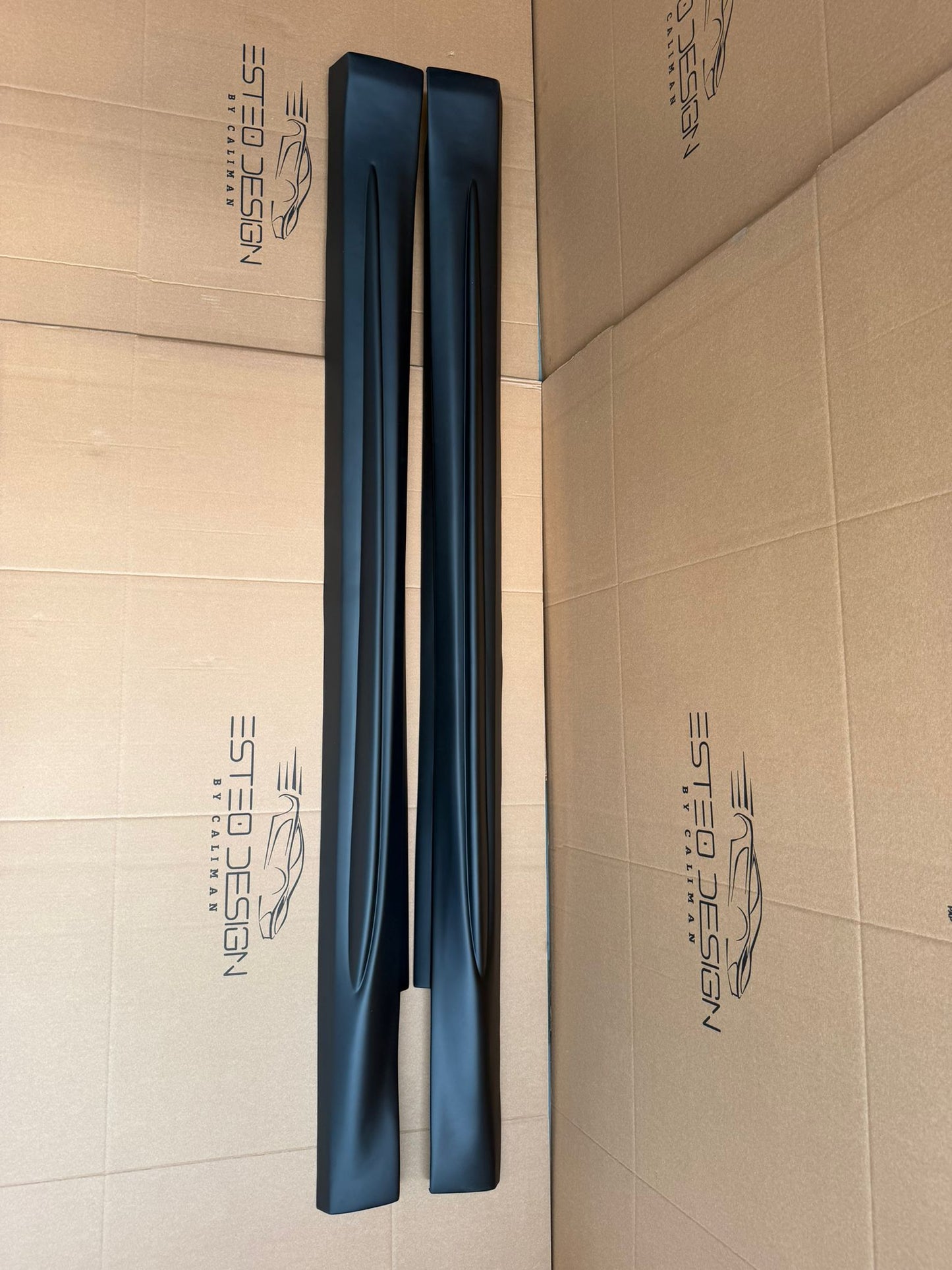 Coppia minigonne Alfa Romeo Giulia stile Quadrifoglio