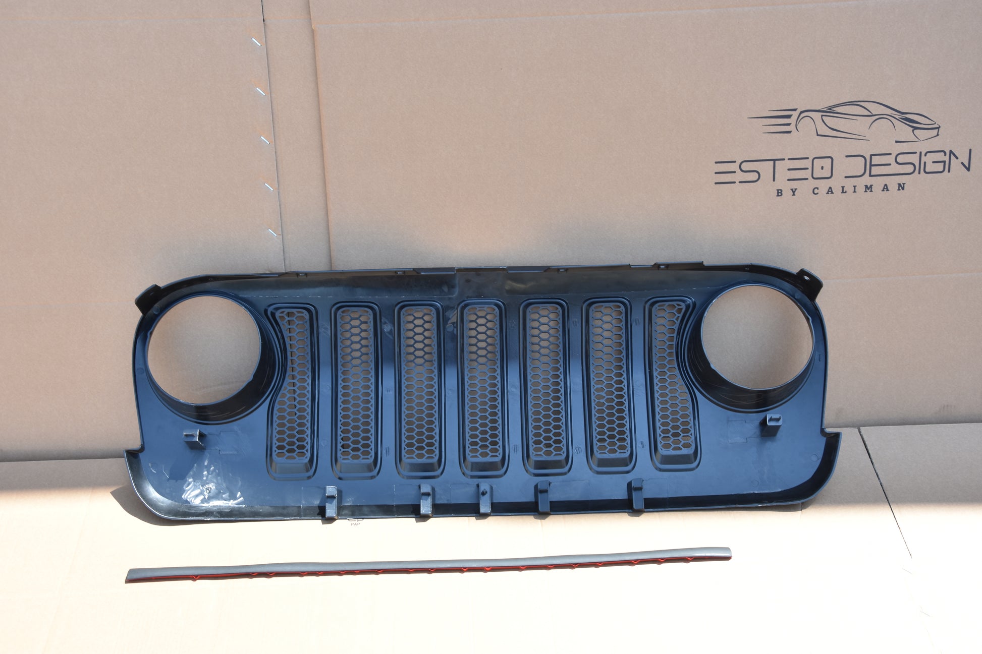 Mascherina in ABS Jeep Wrangler JK senza frecce