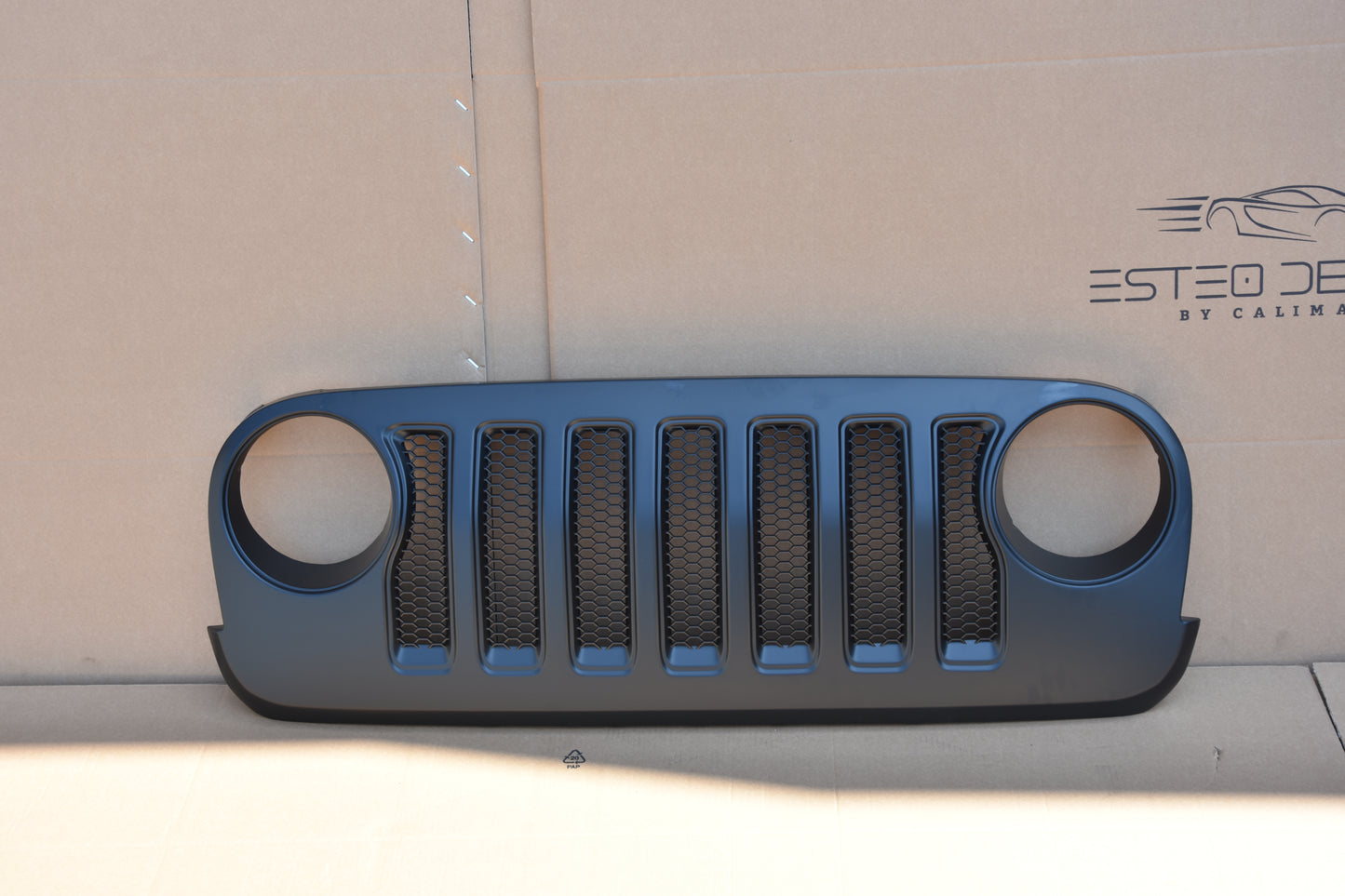 Mascherina anteriore Jeep Wrangler JK 2007-2018 stile JL senza frecce