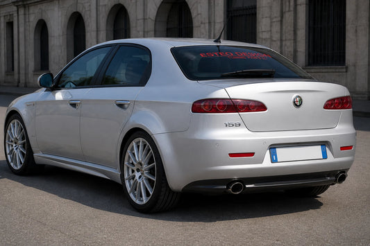 Minigonne laterali Alfa Romeo 159 Sportwagon replica Ti nero opaco