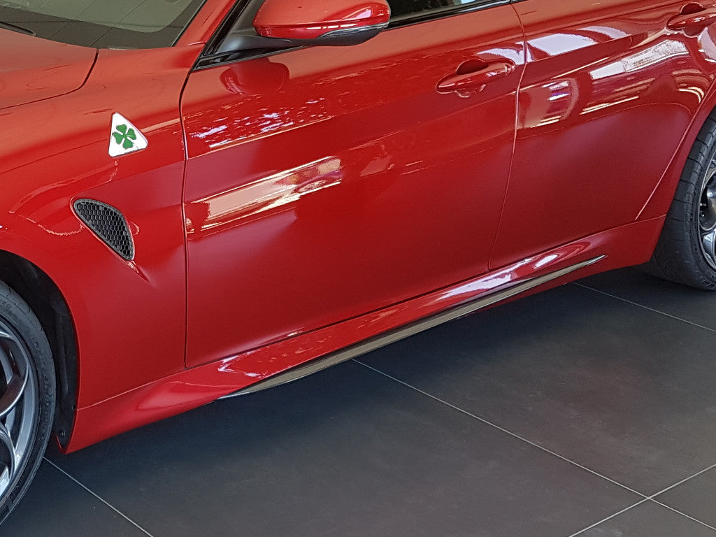 Minigonne laterali Alfa Romeo Giulia stile Quadrifoglio Plug&Play