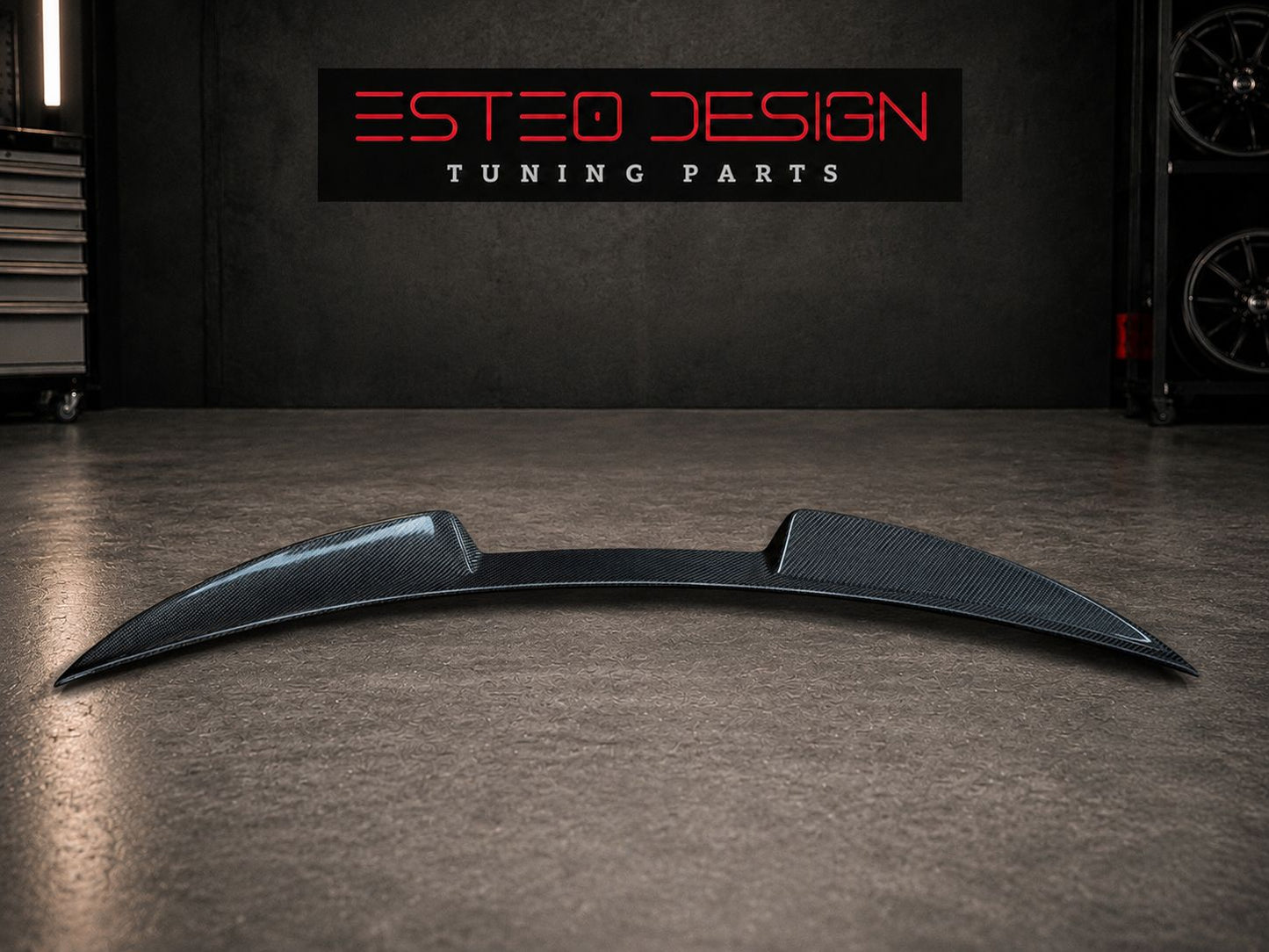 Spoiler in vera fibra di carbonio per Alfa Romeo Giulia replica GTA Racing